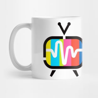 FRINGE MUSIC FIX Retro Logo Mug